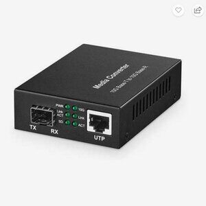 MokerLink 10 Gigabit SFP to 10G RJ45 Converter